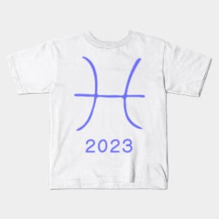 pisces 2023 Kids T-Shirt